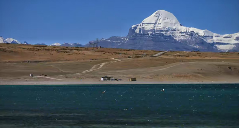 Der heilige Mount Kailash entlang der Xinjiang-Tibet- Straße